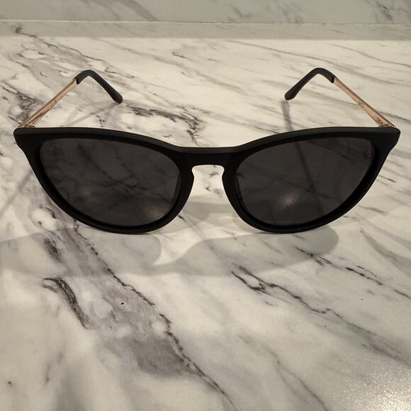 WMP Eyewear Drew Round Black/Gold - Picture 1 of 7